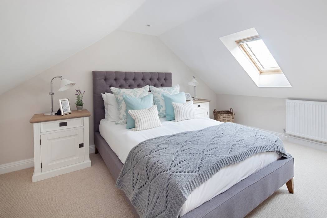 Cotswold Cottage Emma & Eve Interior Design Ltd Country style bedroom