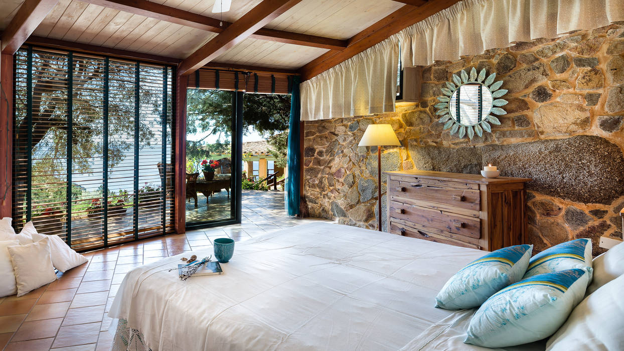 Interior Design, Mario Marino Mario Marino Camera da letto in stile rustico