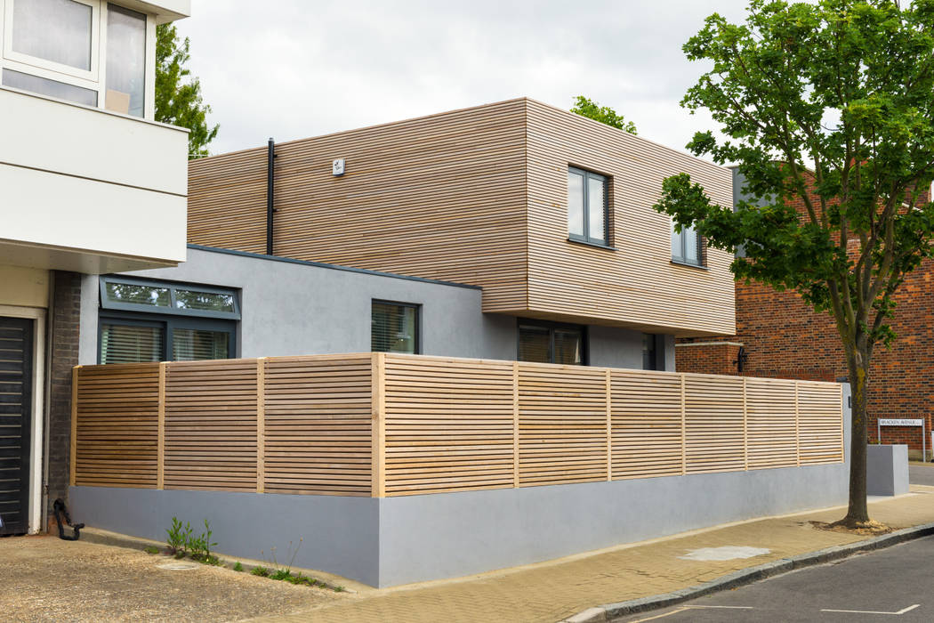 Street facade The Chase Architecture Casas estilo moderno: ideas, arquitectura e imágenes