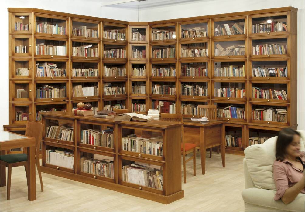Librería Helsinky. Creciendo a nuestro ritmo, Eme de Madera Eme de Madera Colonial style study/office Storage