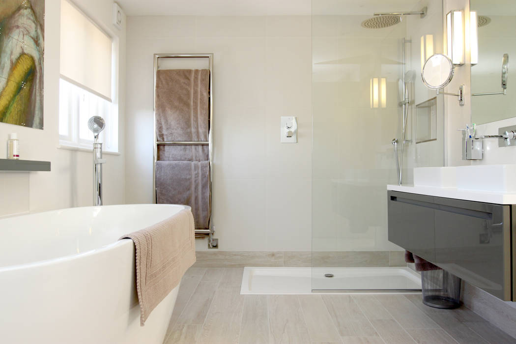 Cricklewood Interior Design Project, Primrose Interiors Primrose Interiors Modern bathroom