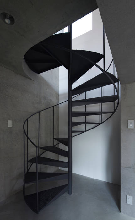 CYY, かわつひろし建築工房 かわつひろし建築工房 Modern corridor, hallway & stairs