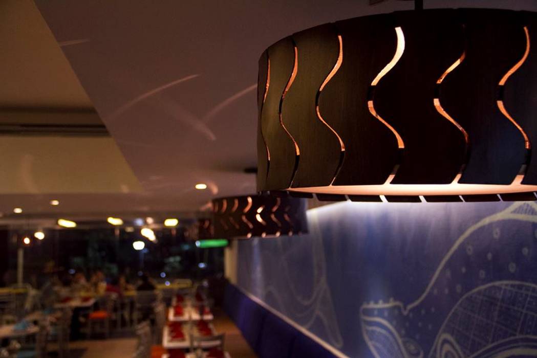 Detalles de iluminación Vulca Studio Espacios comerciales Restaurantes