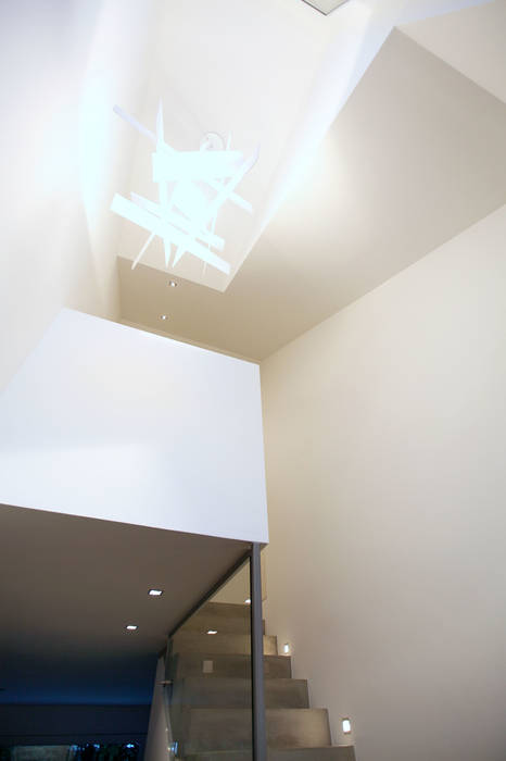 Galerie Architektur Jansen Minimalistischer Flur, Diele & Treppenhaus