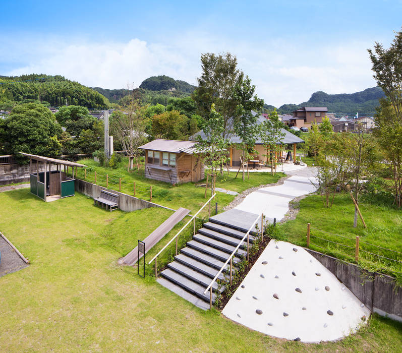 ひなた茶屋～雑木林の小さなカフェ～, 志賀建築設計室 志賀建築設計室 オリジナルな 庭