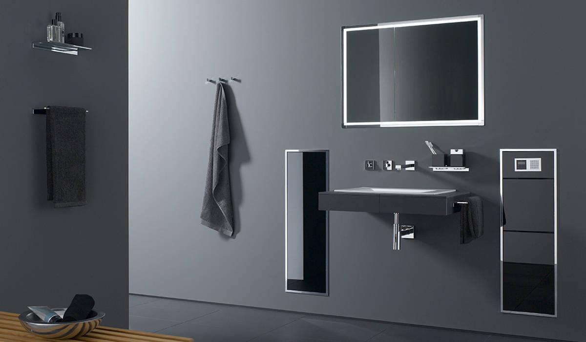 EMCO asis. wandbündiges Badaccessoiresystem., nexus product design nexus product design BathroomStorage