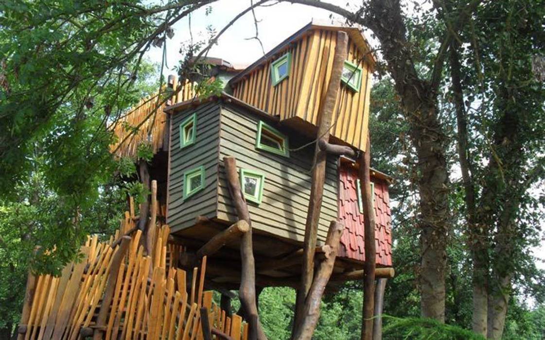 Bijzondere boomhut overnachting bij Kulturinsel in Duitsland TreeGo Boomhut Bouwers Bedrijfsruimten Hotels
