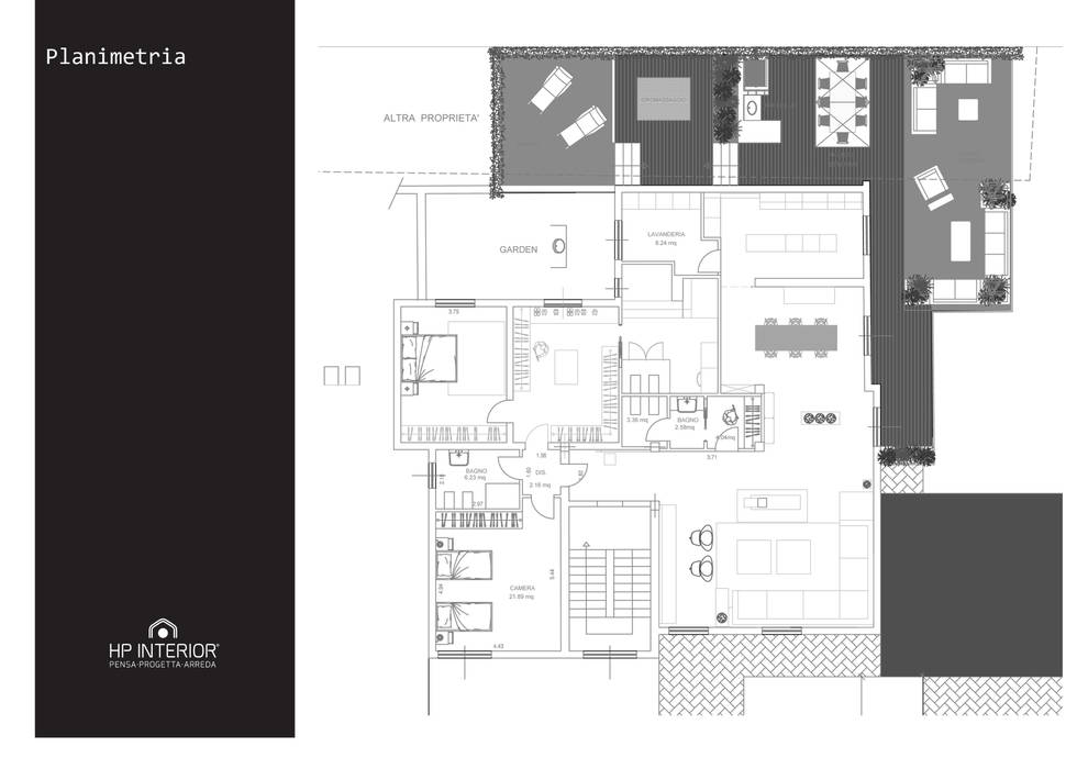 Una abitazione anni '70 riportata a nuovo splendore, HP Interior srl HP Interior srl Casas estilo moderno: ideas, arquitectura e imágenes