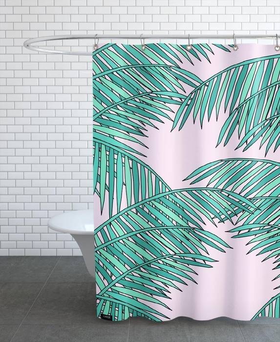 Bathroom Prints and Shower Curtains, JUNIQE JUNIQE Tropical style bathrooms Textiles & accessories