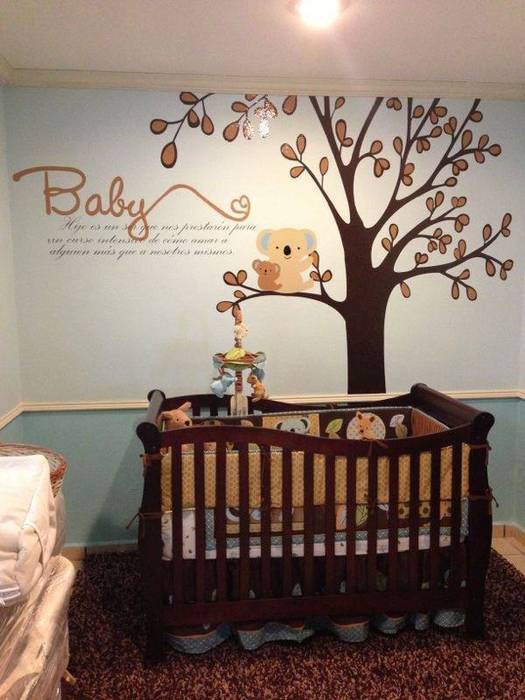 Cuarto bebe Arándano Decoraciòn Dormitorios infantiles modernos: Decoración y accesorios