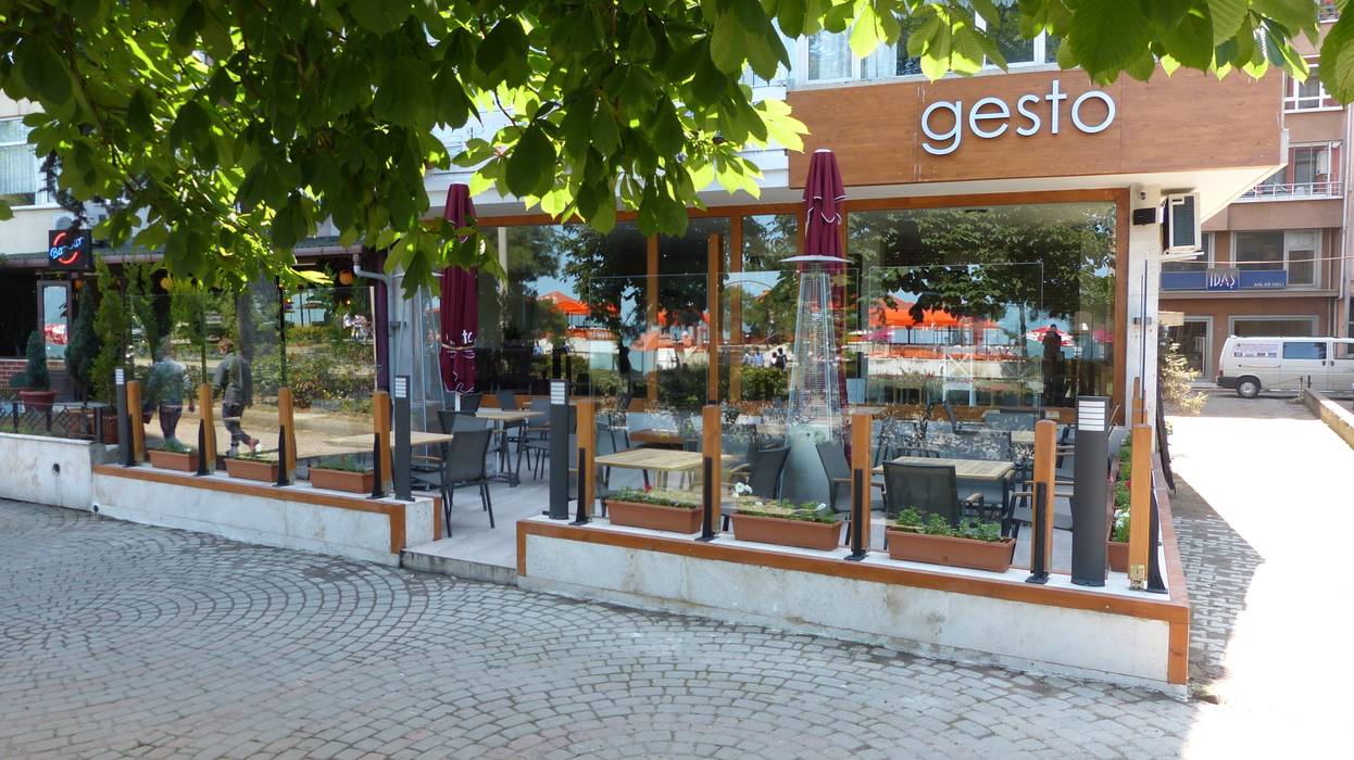 Gesto drink & food, yücel partners yücel partners مساحات تجارية مطاعم