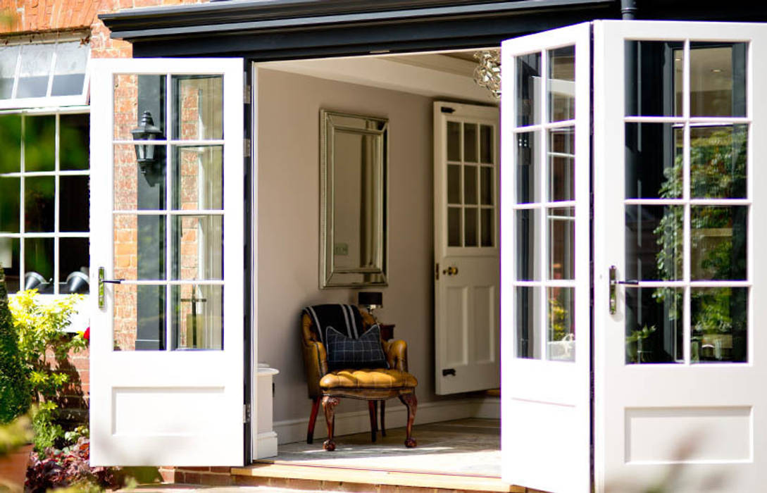 French doors Westbury Garden Rooms Classic style conservatory