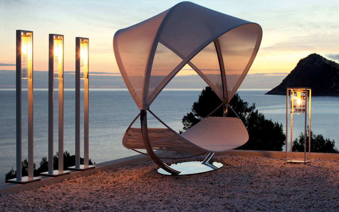 Außenleuchte Dome von Royal Botania Bolz Licht und Wohnen · 1946 Moderner Balkon, Veranda & Terrasse Beleuchtung