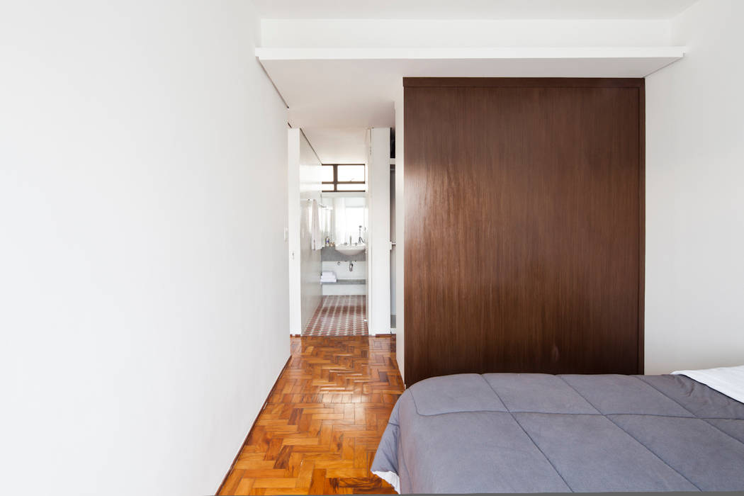 Apartamento Maria Antônia, Zemel+ ARQUITETOS Zemel+ ARQUITETOS Quartos modernos