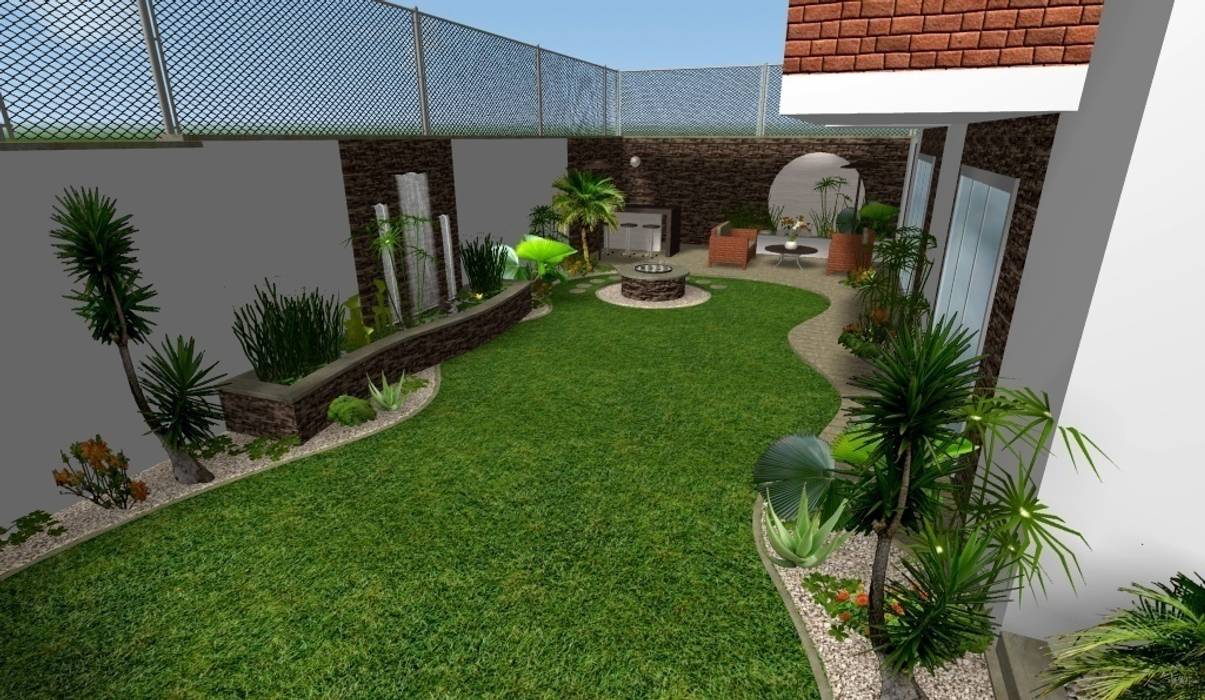 Jardines pequeños | Trucos para ampliar espacios | El "Circulo Mágico", Zen Ambient Zen Ambient Jardines de estilo moderno