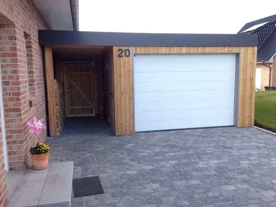 Fertiggarage in der holzständerbauweise bzw. holzrahmenbauweise ludwig ...