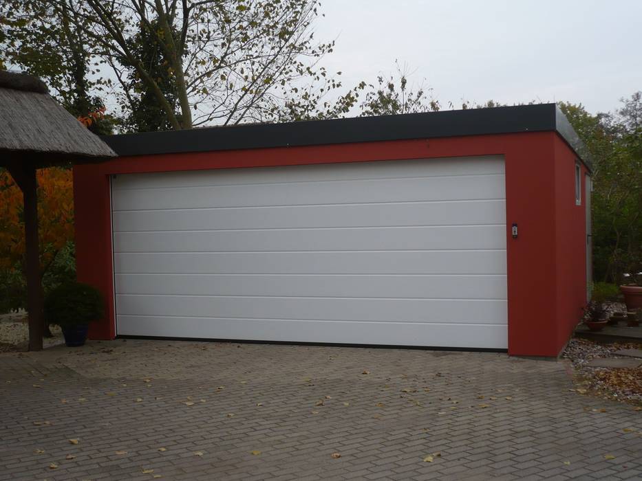 Fertiggarage in der holzständerbauweise bzw. holzrahmenbauweise ludwig ...