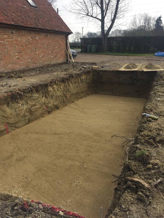 Hole Dug for the Pool XL Pools Ltd