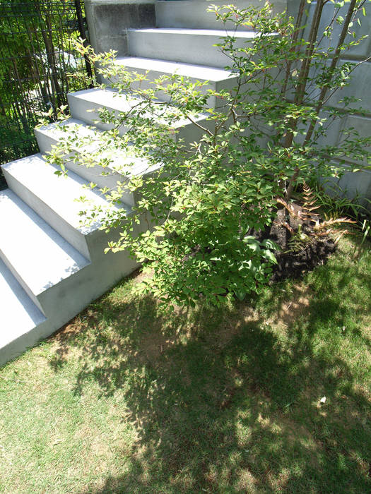「stri-ep house SHIMOYAMAGUCHI」, vibe design inc. vibe design inc. Ausgefallener Garten