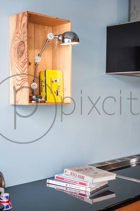 Cuisine rénovée, Pixcity Pixcity Cocinas de estilo moderno Iluminación