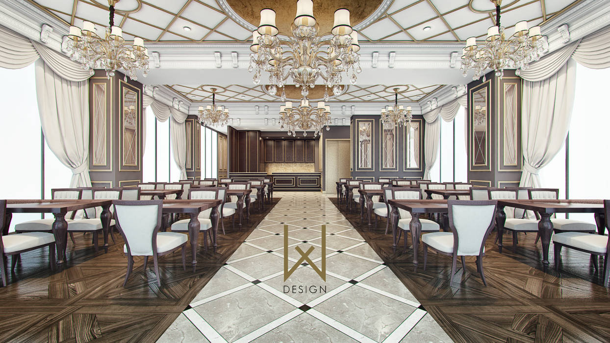 Saray Restaurant / Samsun, W DESIGN İÇ MİMARLIK W DESIGN İÇ MİMARLIK Ticari alanlar Yeme & İçme