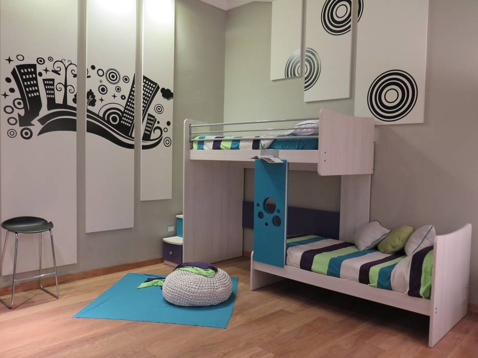 Cucheta desplazada, MW-Desgin MW-Desgin Dormitorios infantiles modernos: Camas y cunas