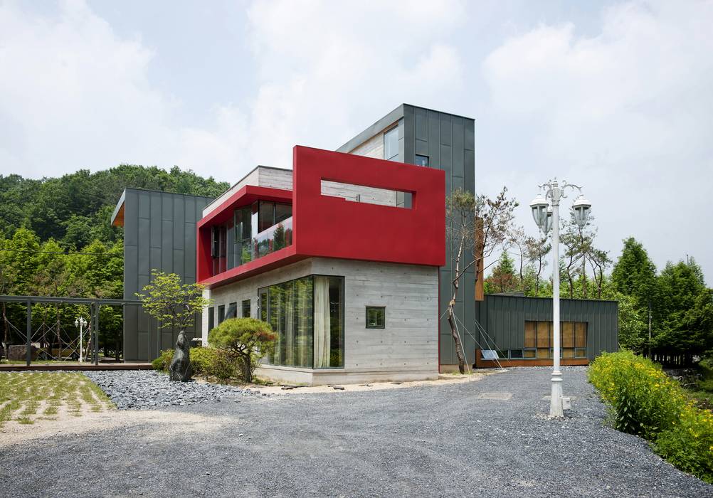 Exterior KAWA Design Group Casas modernas