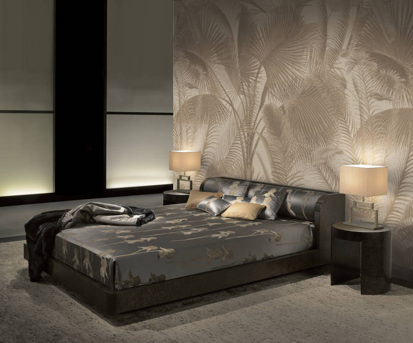 Armani/Casa’nın ilk duvar kağıdı koleksiyonu “Precious Fibers I”, HannaHome Dekorasyon HannaHome Dekorasyon Tropical walls & floors Wallpaper