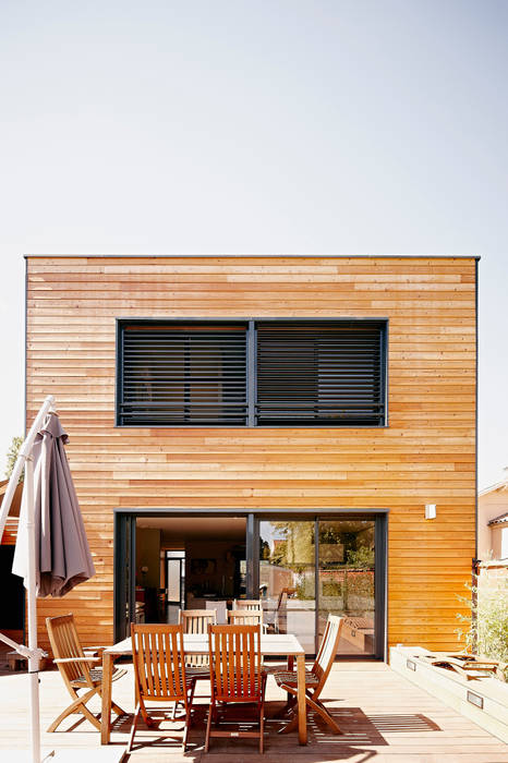 MAISON L33, Cendrine Deville Jacquot, Architecte DPLG, A²B2D Cendrine Deville Jacquot, Architecte DPLG, A²B2D Дома в стиле модерн