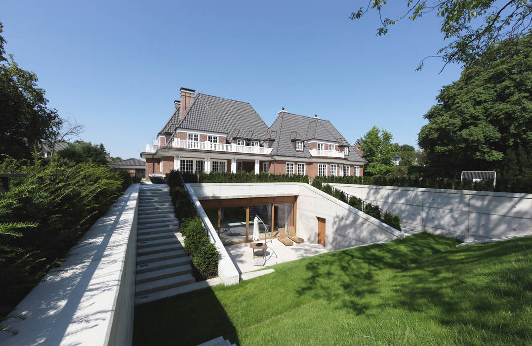 Villa in Othmarschen, Andreas Edye Architekten: modern von Andreas Edye Architekten,Modern