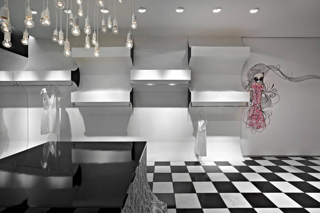 Showroom Karola, lena pinheiro - interior design lena pinheiro - interior design Espaços comerciais Lojas e imóveis comerciais