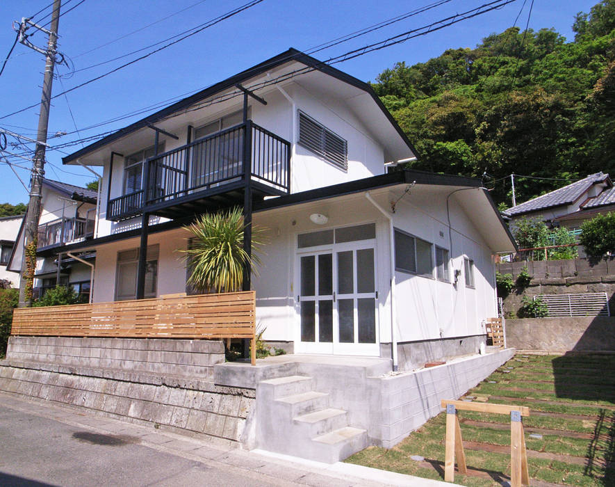 「stri-ep house 秋谷2丁目」, vibe design inc. vibe design inc. Ausgefallene Häuser