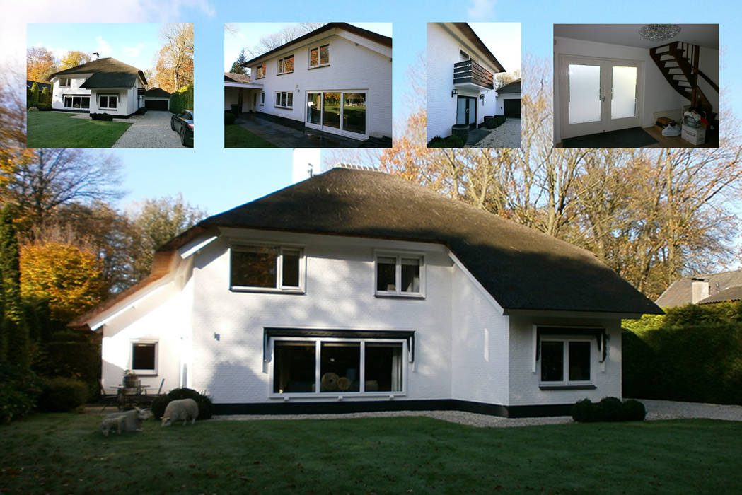 Het bestaande huis voor de restyling: modern door Lab32 architecten, Modern