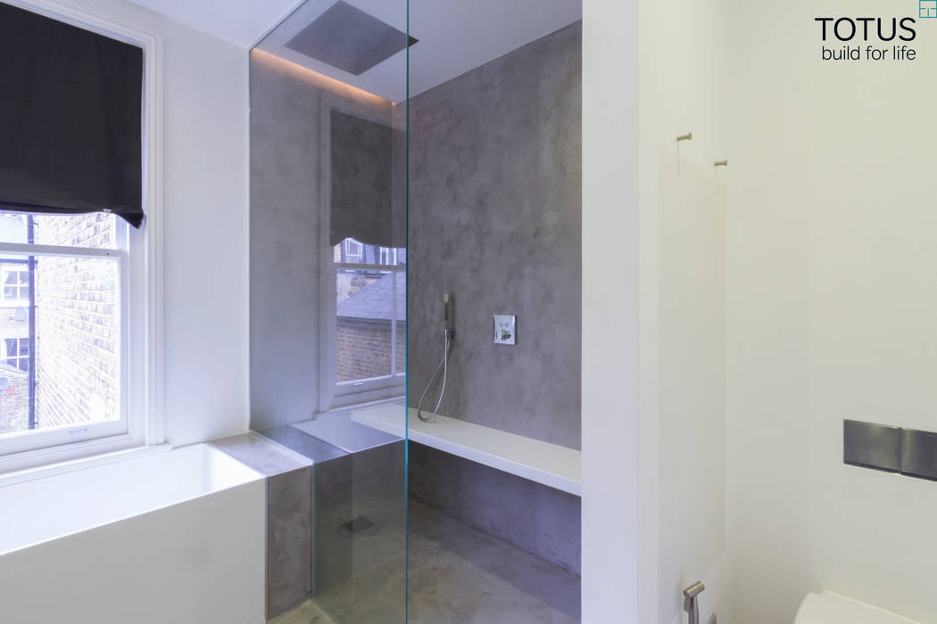 Property Renovation and Extension, Clapham SW11, TOTUS TOTUS Modern bathroom