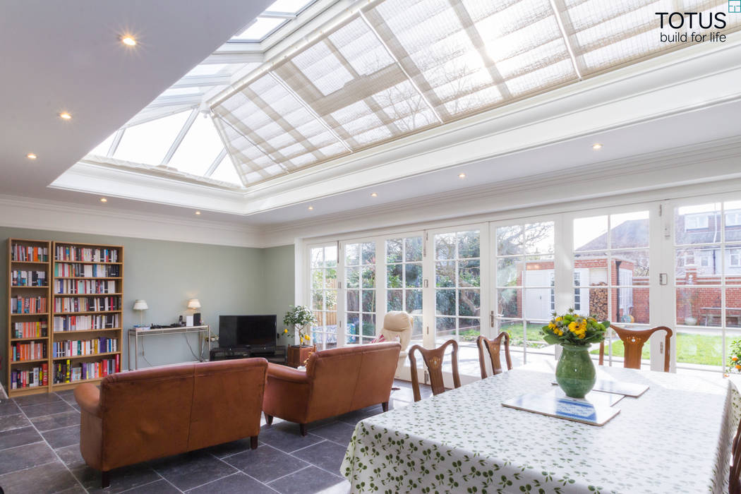 House extension and transformation, Wandsworth SW18, TOTUS TOTUS Country style dining room