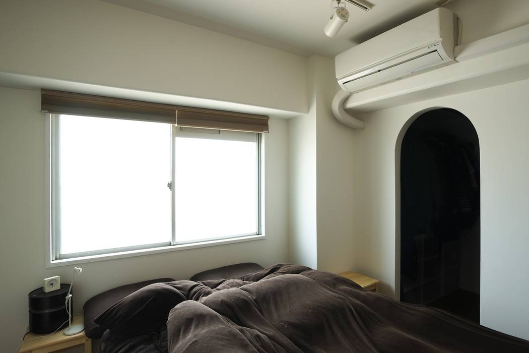 インナーテラスのある最上階暮らし, 株式会社エキップ 株式会社エキップ Eclectic style bedroom