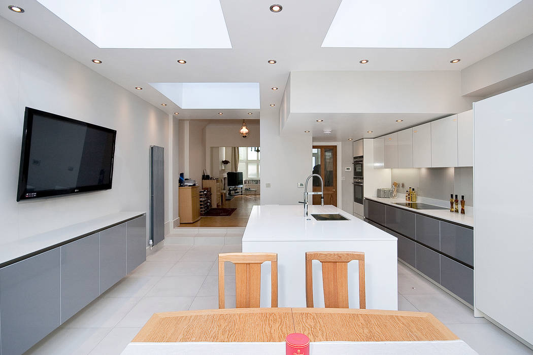 Putney, Wandsworth SW6 London | Kitchen house extension GOAStudio London residential architecture limited Modern kitchen