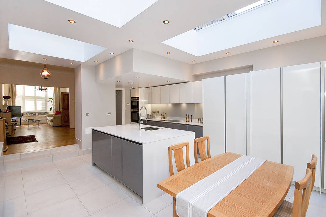 Putney, Wandsworth SW6 London | Kitchen house extension GOAStudio London residential architecture limited Modern kitchen