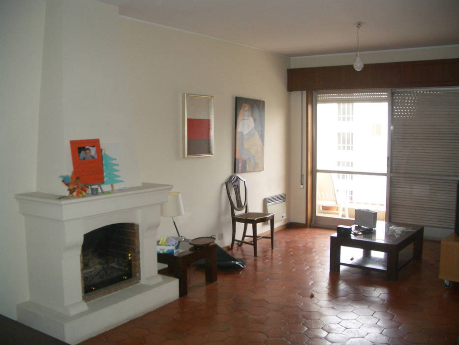 Remodelação Interior de Apartamento - Porto, Germano de Castro Pinheiro, Lda Germano de Castro Pinheiro, Lda Modern dining room