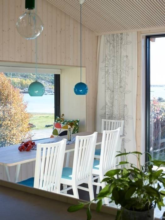 Window Box Sea Collective Works Scandinavian style dining room