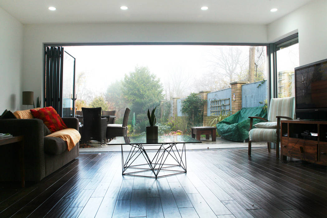 Brockley, Lewisham SE4, London | House extension GOAStudio London residential architecture limited Modern living room
