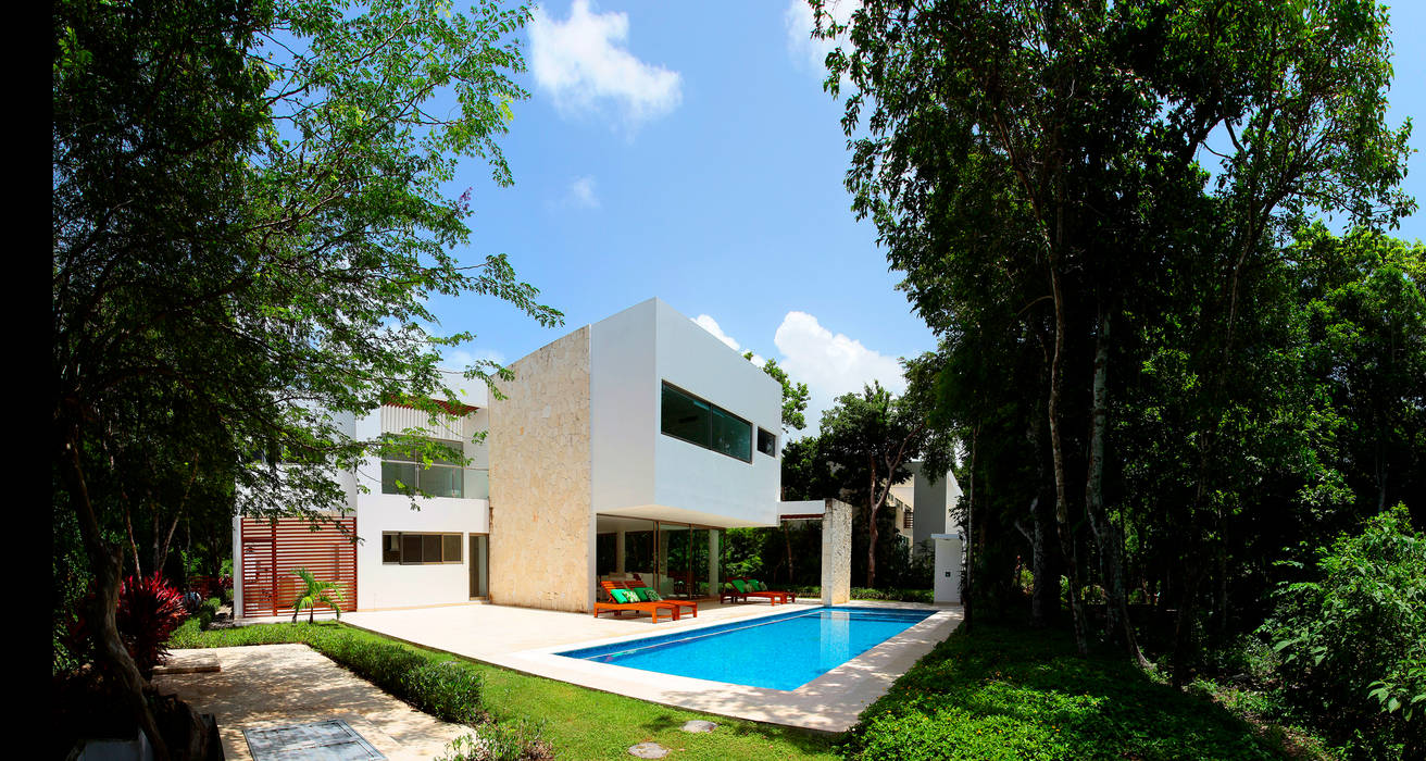 Casa T, Enrique Cabrera Arquitecto Enrique Cabrera Arquitecto Casas modernas