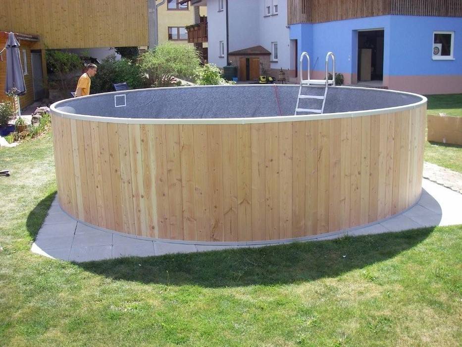Rundbecken Fun Wood Moderne Pools Von Future Pool Gmbh Modern Homify
