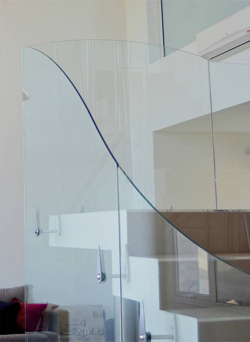 Piel de Cristal Postigo design Pasillos, vestíbulos y escaleras modernos