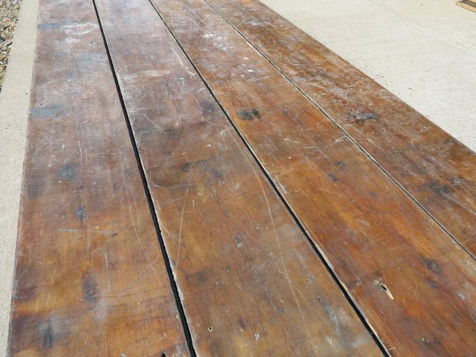 Antique Reclaimed Pine T&G Floorboards UKAA | UK Architectural Antiques Classic style bathroom Textiles & accessories