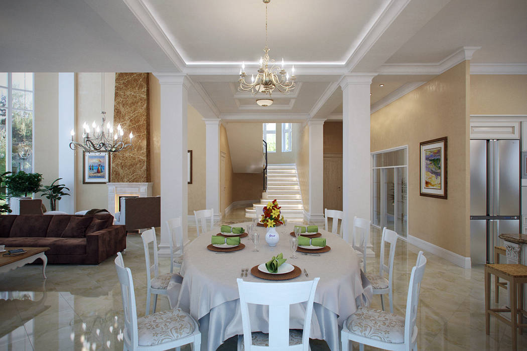 Сохраняя традиции, Студия интерьера "SENSE" Студия интерьера 'SENSE' Classic style dining room