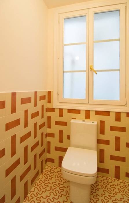 Reforma de baño en Donostia, Apal Estudio Apal Estudio Ванная в средиземноморском стиле