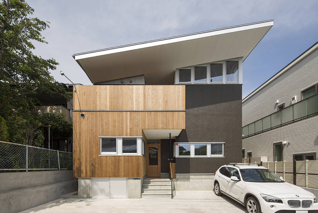 西庇の家, 株式会社建楽設計 株式会社建楽設計 Rumah Modern Kayu Wood effect