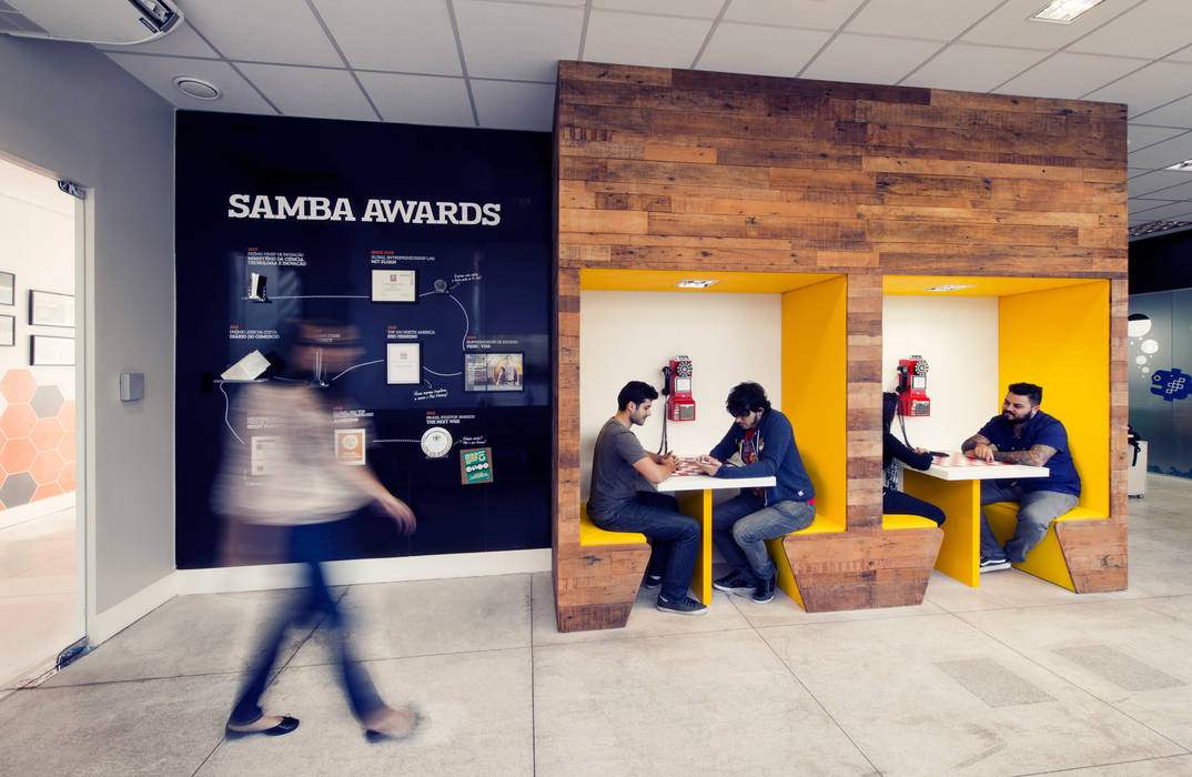 Samba Tech ÓBVIO: escritório de arquitetura Espaços comerciais Espaços comerciais