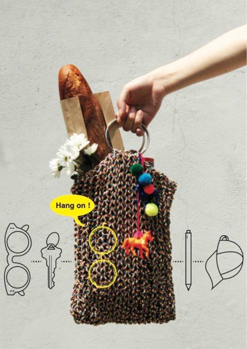 Rope knitting bag series., Knitster Knitster